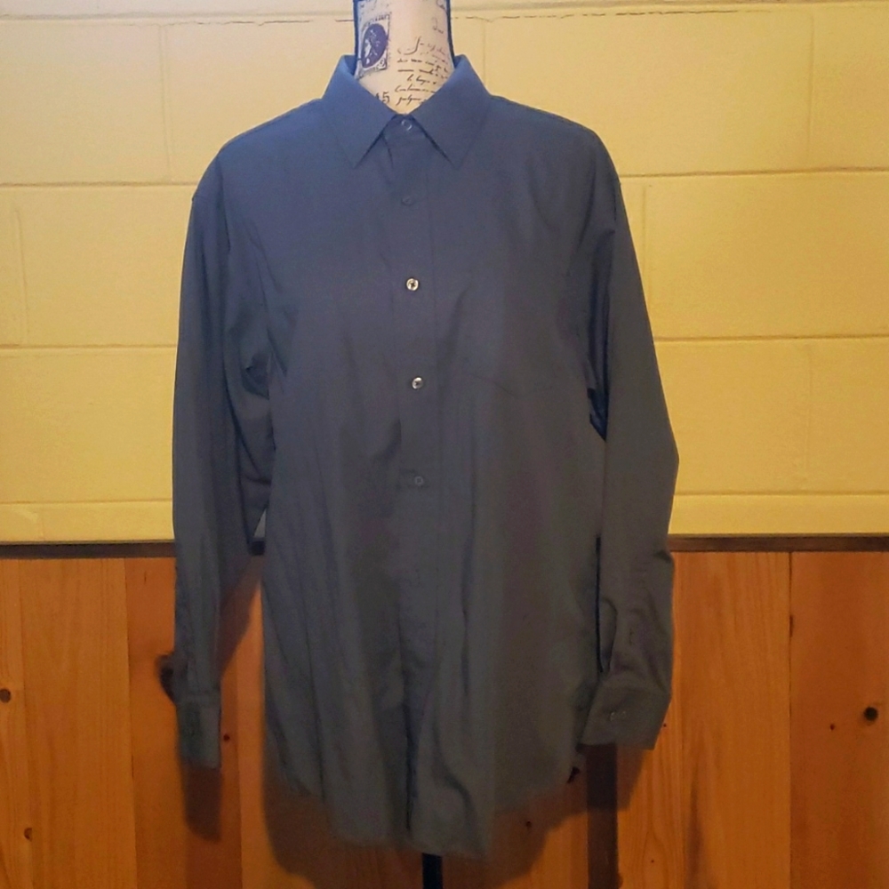 COPY - Gray George long sleeve Large /16-16 1/2